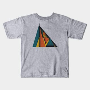 Abstract Triangle Mountain Kids T-Shirt